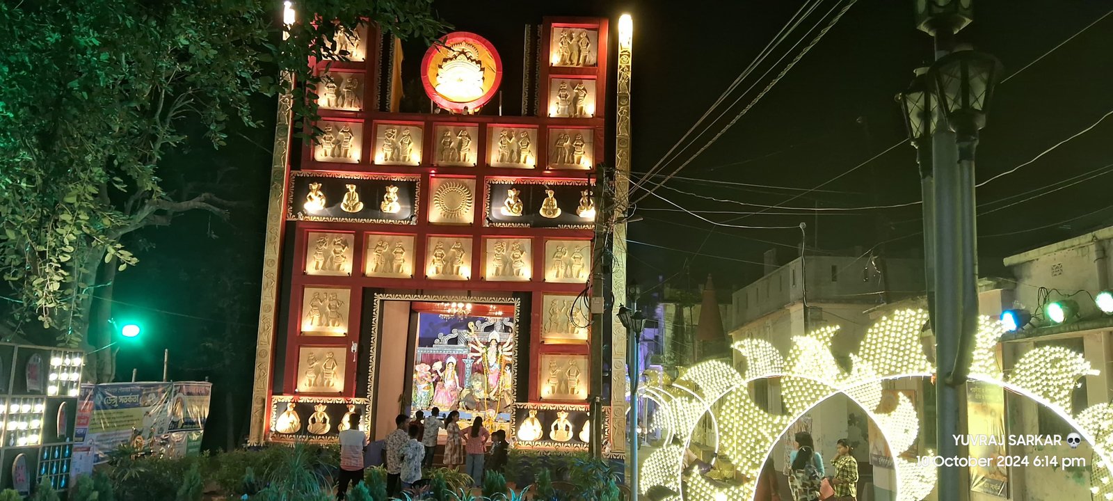 10th October 2024 Durga Puja Murshidabad City in westbengal HD Photos